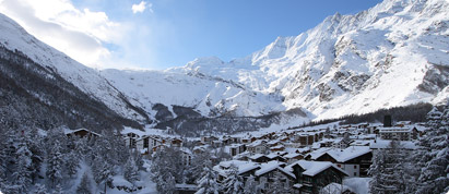 Wintersport Saas-Fee